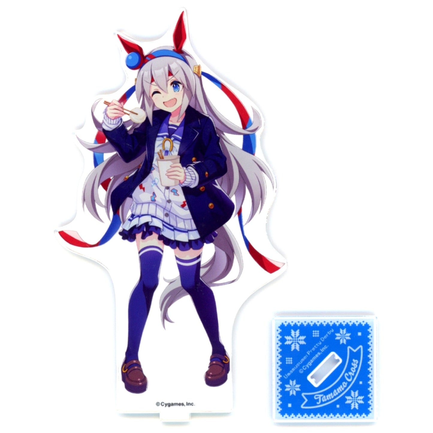 Tamamo Cross Umamusume: Pretty Derby x 7-Eleven 4th Anniversary Campaign Seven Net Limited Acrylic Stand [USED]