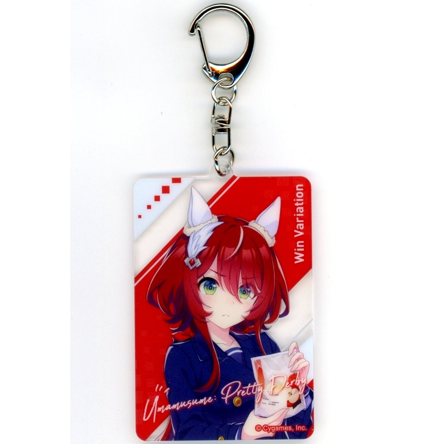 Win Variation Original Drawn Acrylic Keychain Umamusume Pretty Derby Seven Eleven 4th Anniv Campaign [USED]
