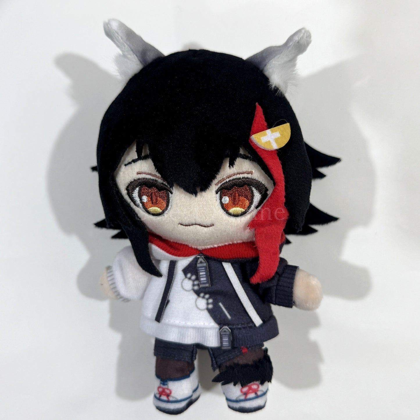 Ookami Mio Hololive Plush Keychain Hoodie Outfit ver. Ookami Mio Birthday Celebration 2024 [USED]
