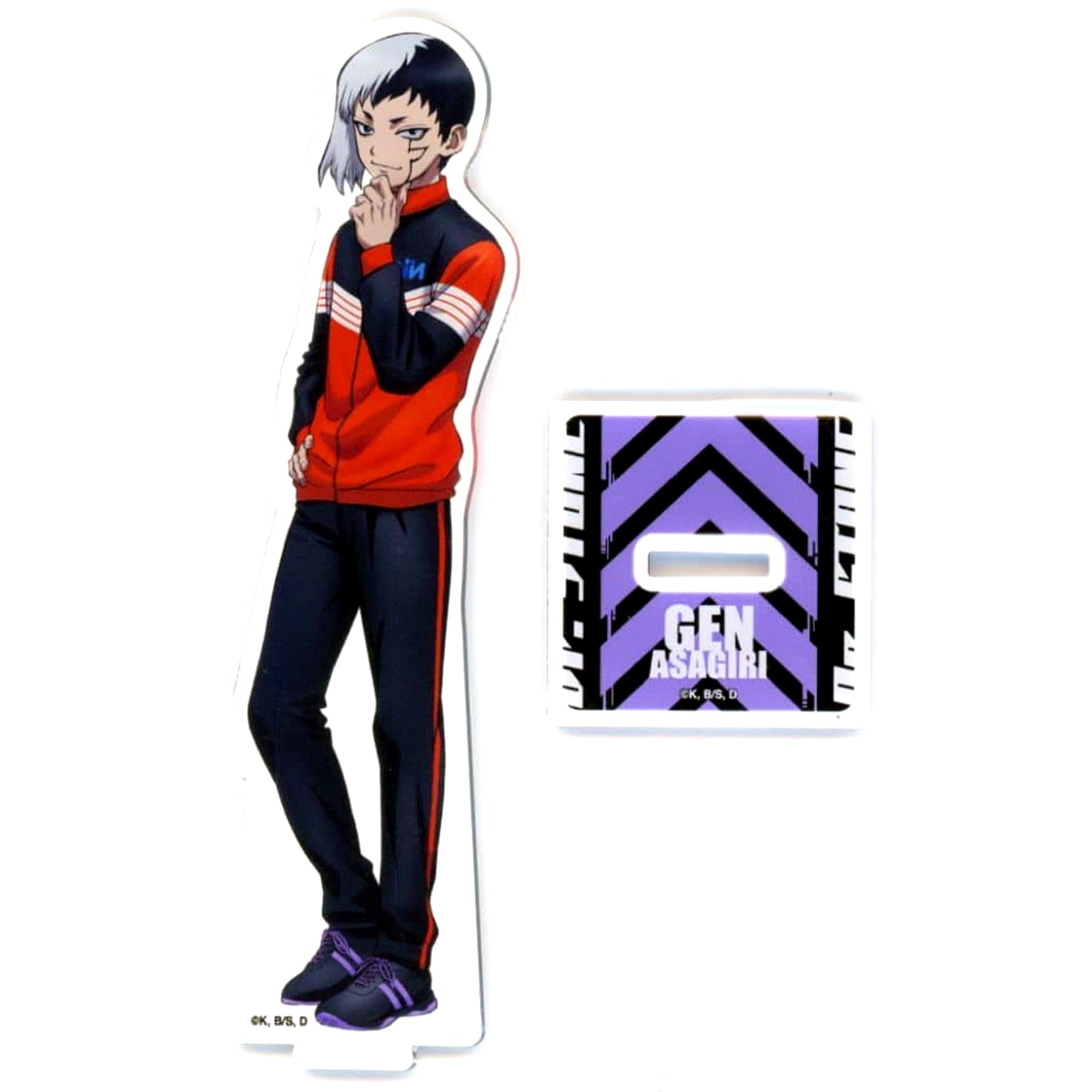 Gen Asagiri Dr.STONE x BicCamera Group Goods Fair SPORTS FESTIVAL Acrylic Stand [USED]