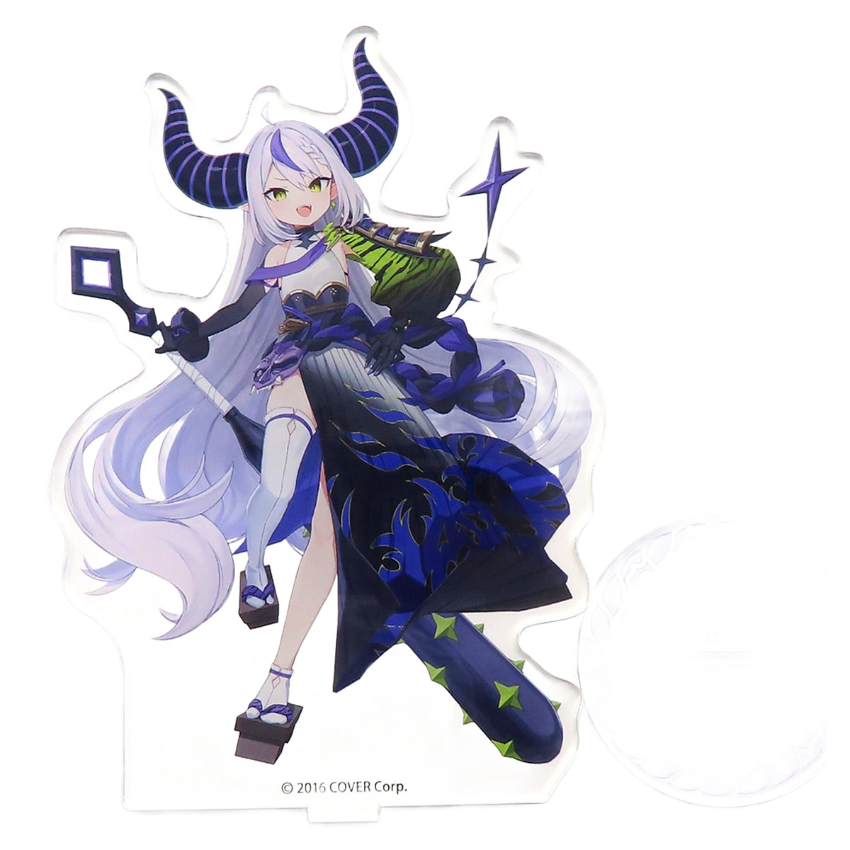 La+ Darknesss VTuber Hololive Acrylic Stand Setsubun Fair Fortune Comes to the Laughing Horns Limited Edition [USED]