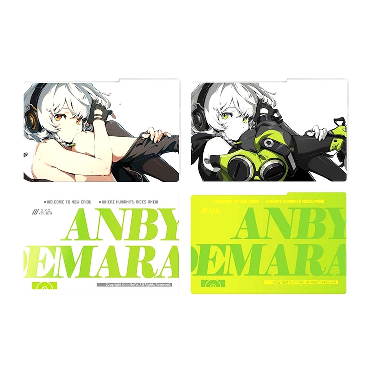 Anby Demara Zenless Zone Zero Shadow Art Series Acrylic Board Cunning Hares [USED]
