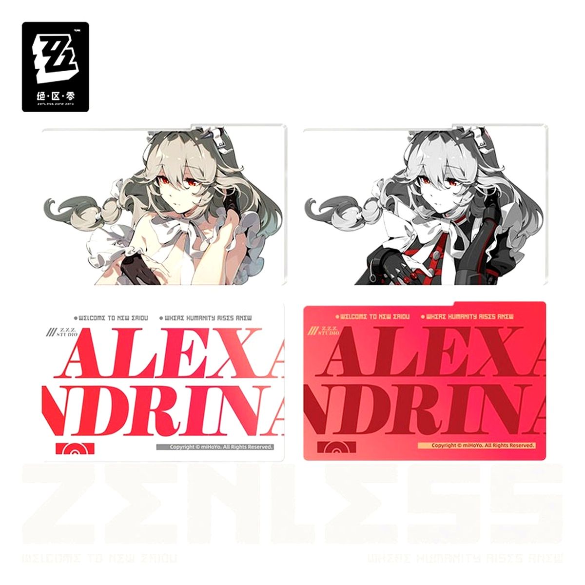 Rina Shadow Art Series Acrylic Board Victoria Housekeeping Zenless Zone Zero [USED]