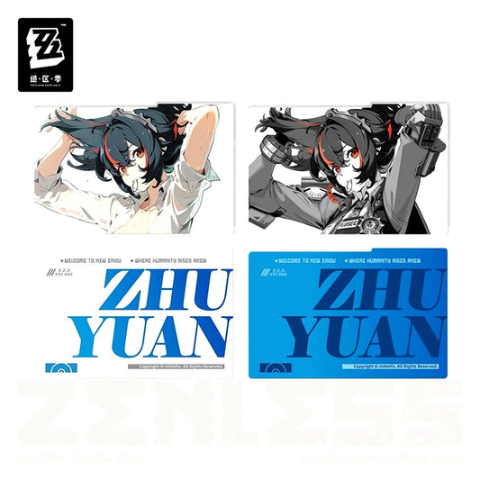 Zhu Yuan Zenless Zone Zero Shadow Art Series Acrylic Board Special Investigation Team [USED]