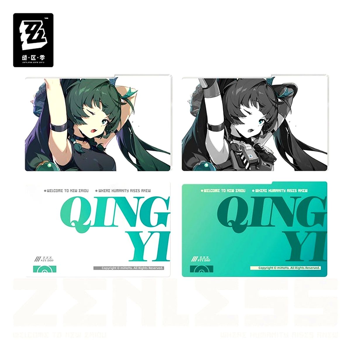 Qingyi Zenless Zone Zero Shadow Art Series Acrylic Board Special Investigation Team [USED]