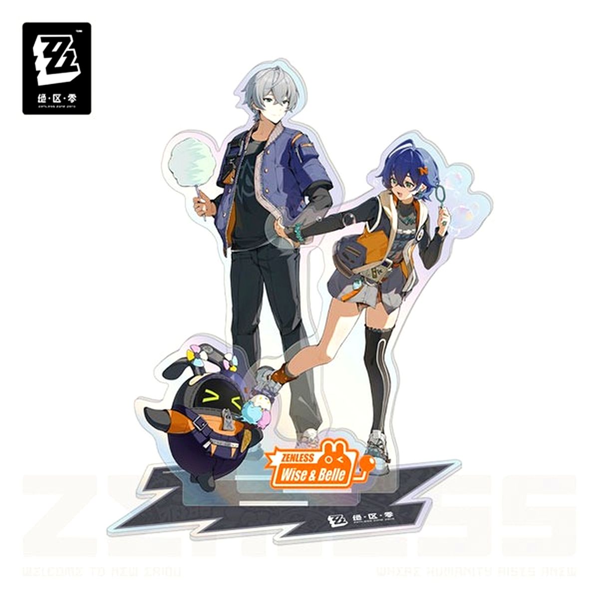 Belle, Wise Zenless Zone Zero New Eridu Funfair Series Acrylic Stand [USED]
