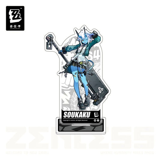 Soukaku Standing Art Series Acrylic Stand Hollow Special Operations Section 6 Zenless Zone Zero [USED]