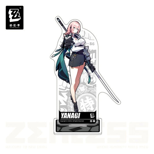 Tsukishiro Yanagi Standing Art Series Acrylic Stand Hollow Special Operations Section 6 Zenless Zone Zero [USED]