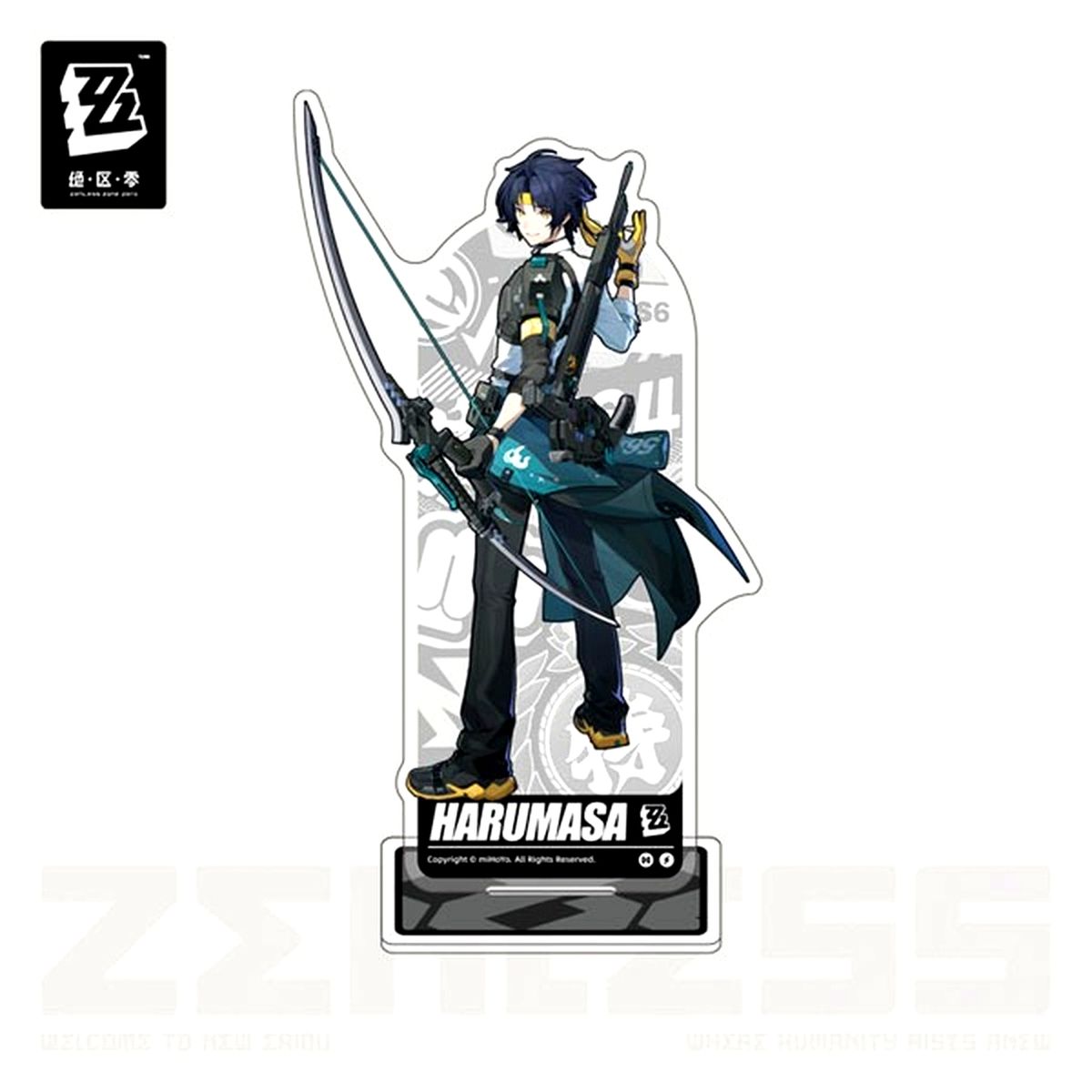 Asaba Harumasa Zenless Zone Zero Standing Art Series Acrylic Stand Anti Hollow Section 6 [USED]