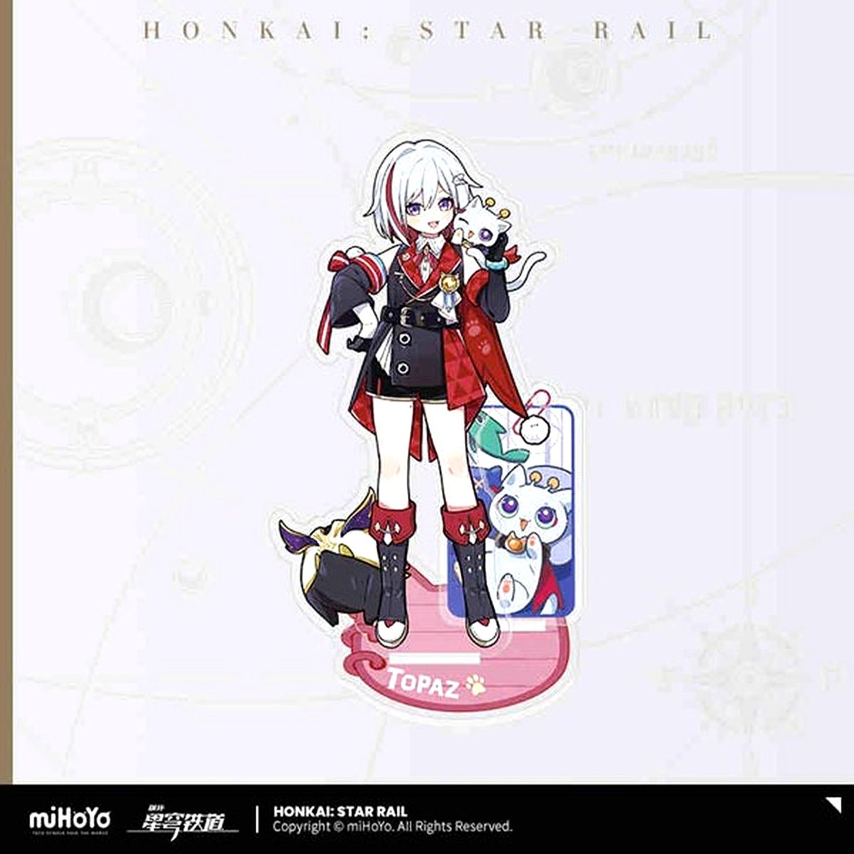 Topaz Honkai: Star Rail Chibi Neko Series Acrylic Stand [USED]