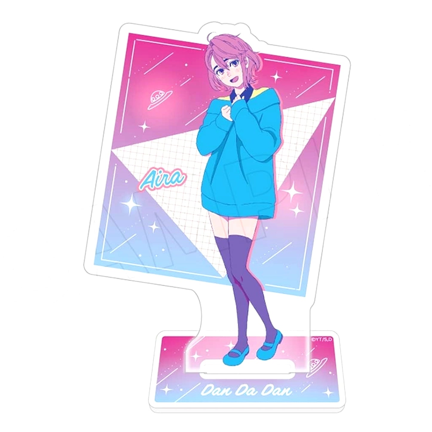 Dandadan Aira Shiratori RETRO POP STYLE Acrylic Stand Ver. D [USED]