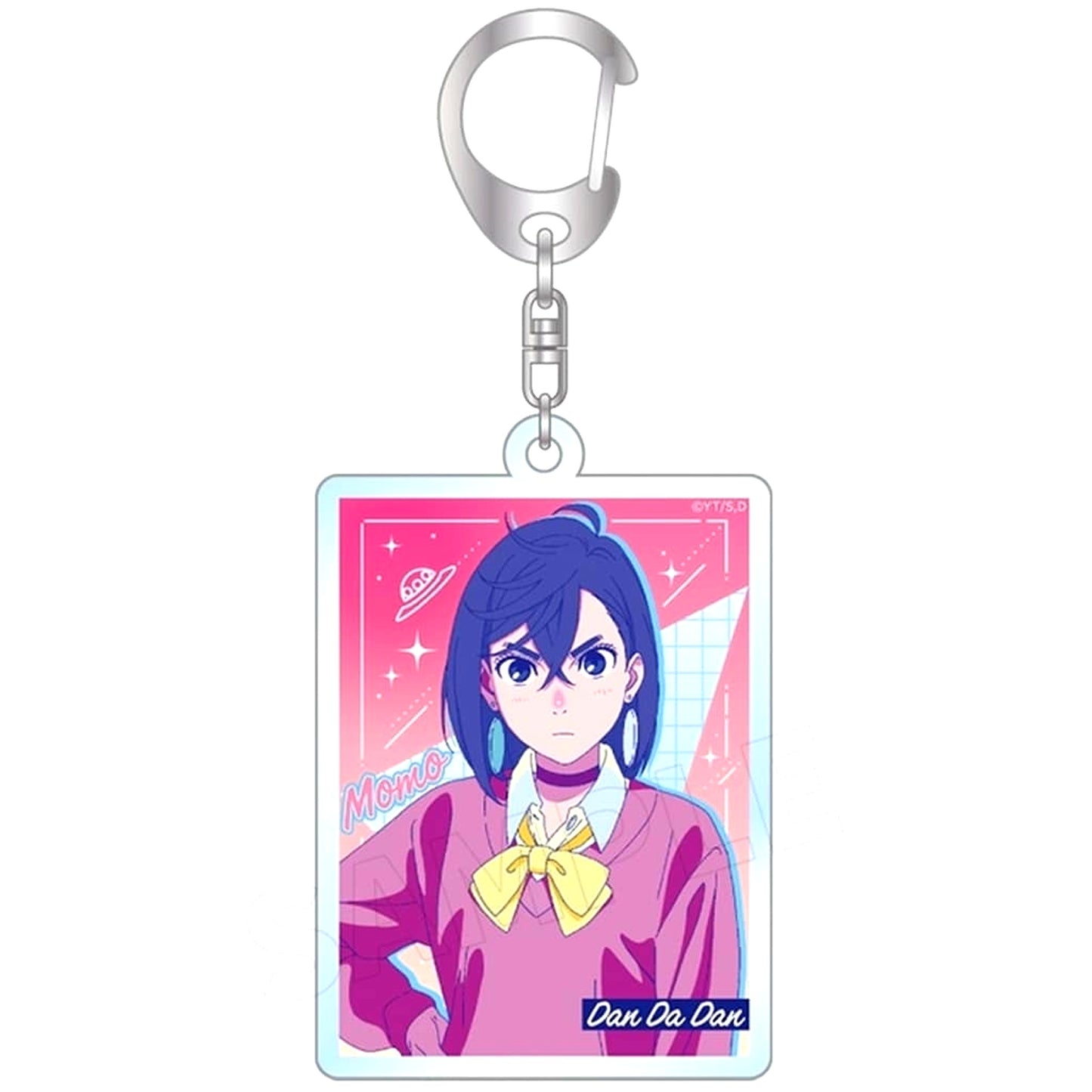 Dandadan Momo Retro Pop Style Trading Acrylic Keychain Type A [USED]