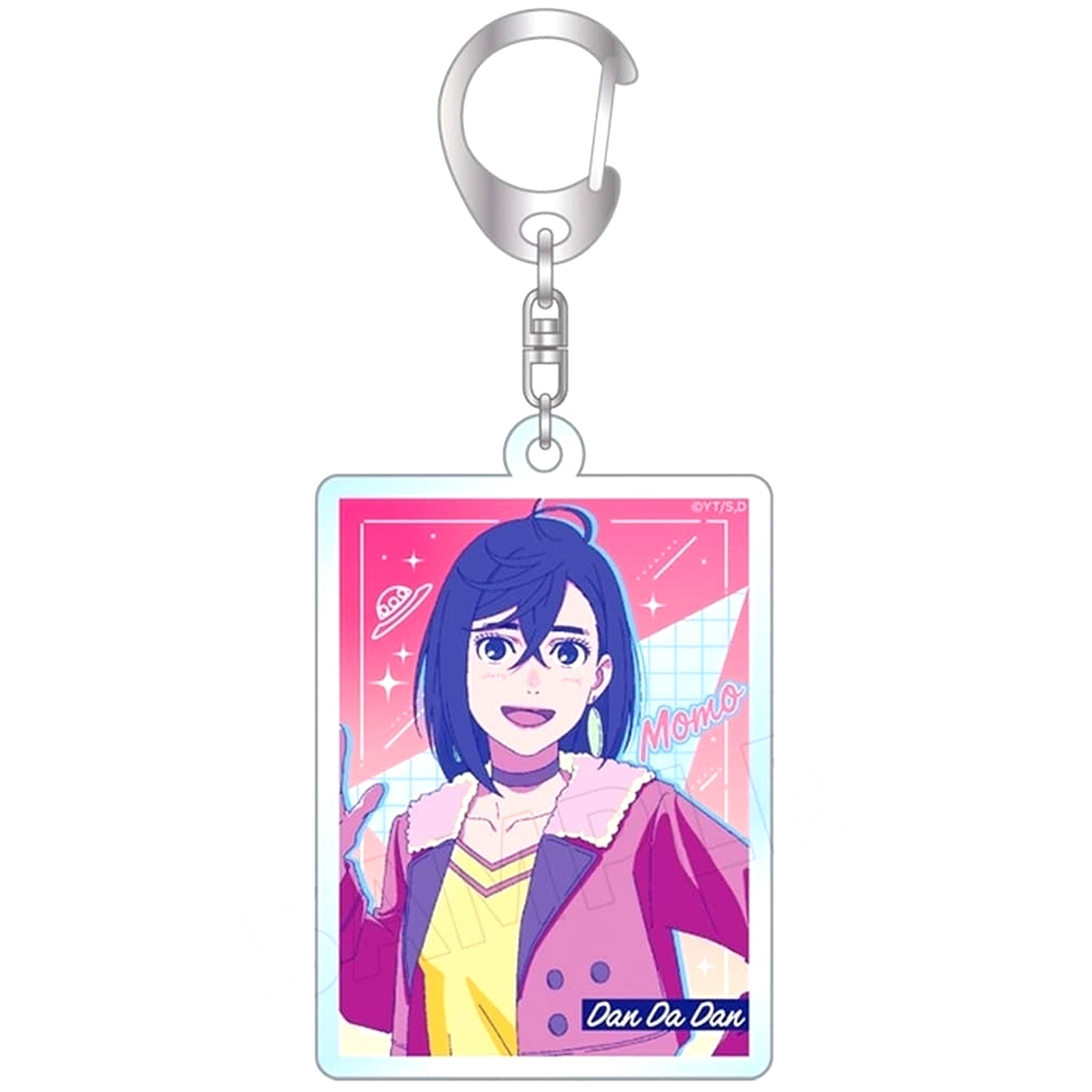 Dandadan Momo Retro Pop Style Trading Acrylic Keychain Type B [USED]