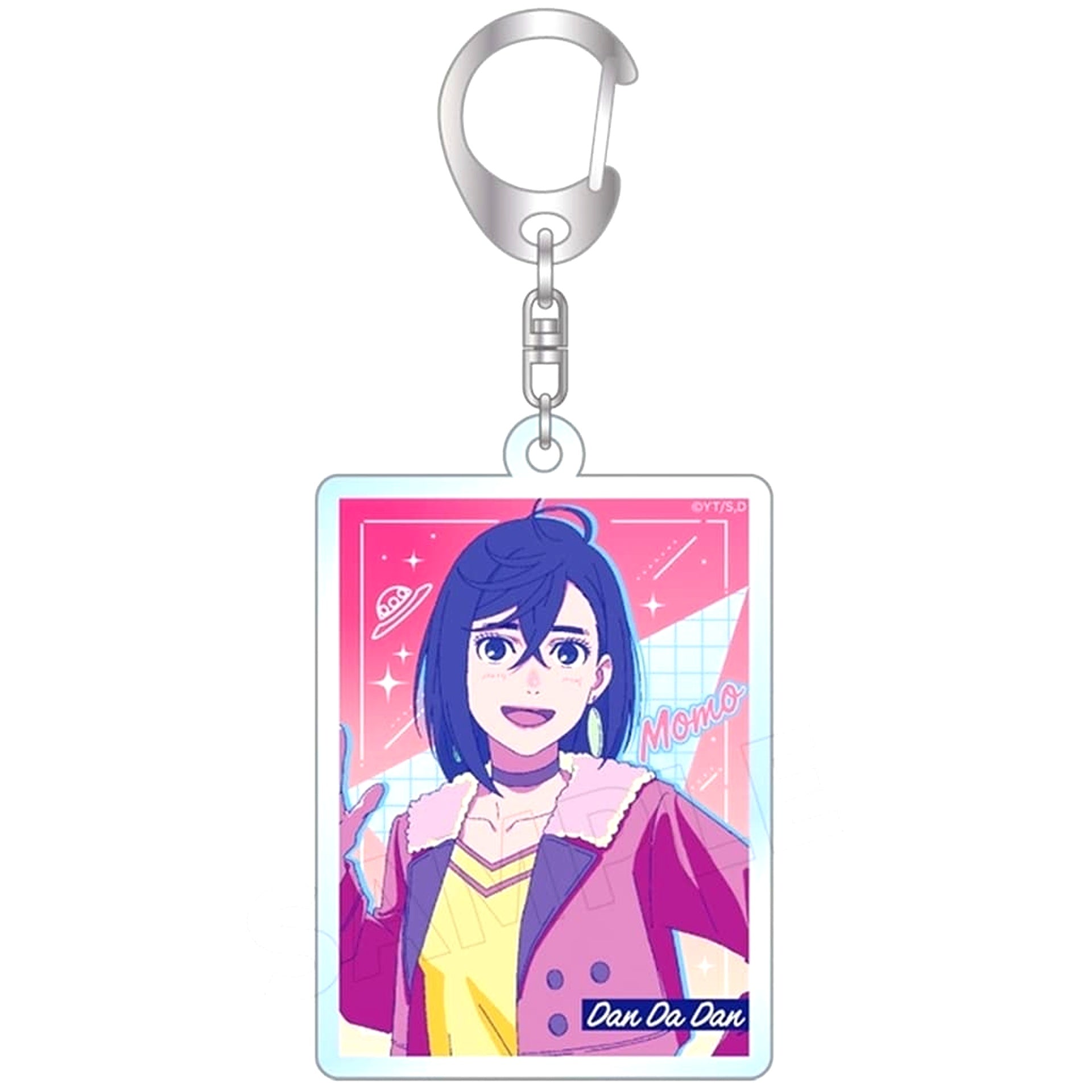 Dandadan Momo Retro Pop Style Trading Acrylic Keychain Type B [USED]
