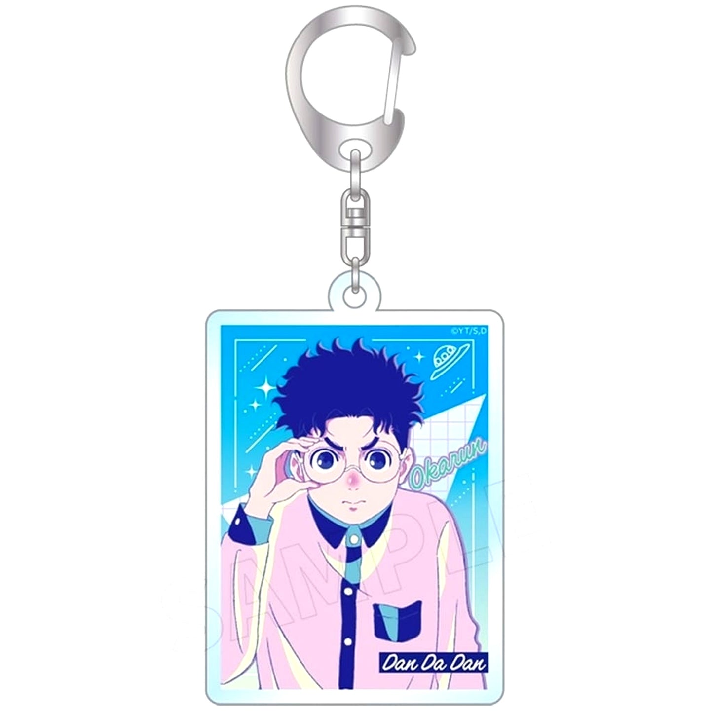 Dandadan Okarun Ken Takakura Retro Pop Style Trading Acrylic Keychain [USED]