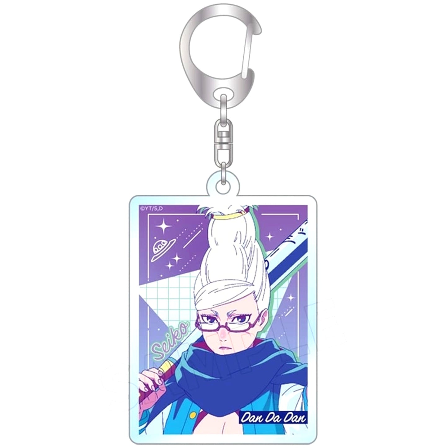 Dandadan Seiko Ayase Retro Pop Style Trading Acrylic Keychain [USED]