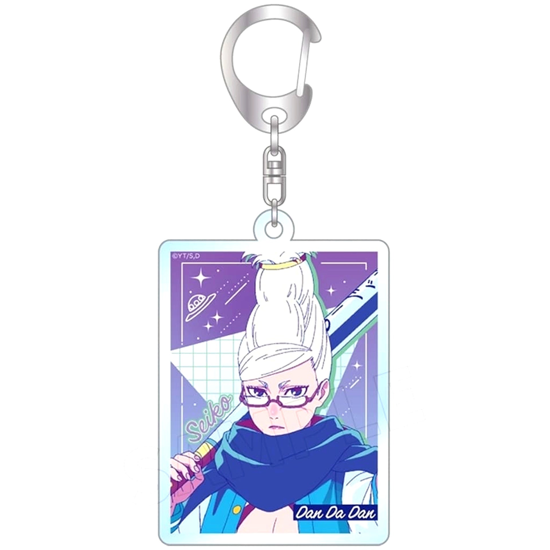 Dandadan Seiko Ayase Retro Pop Style Trading Acrylic Keychain [USED]