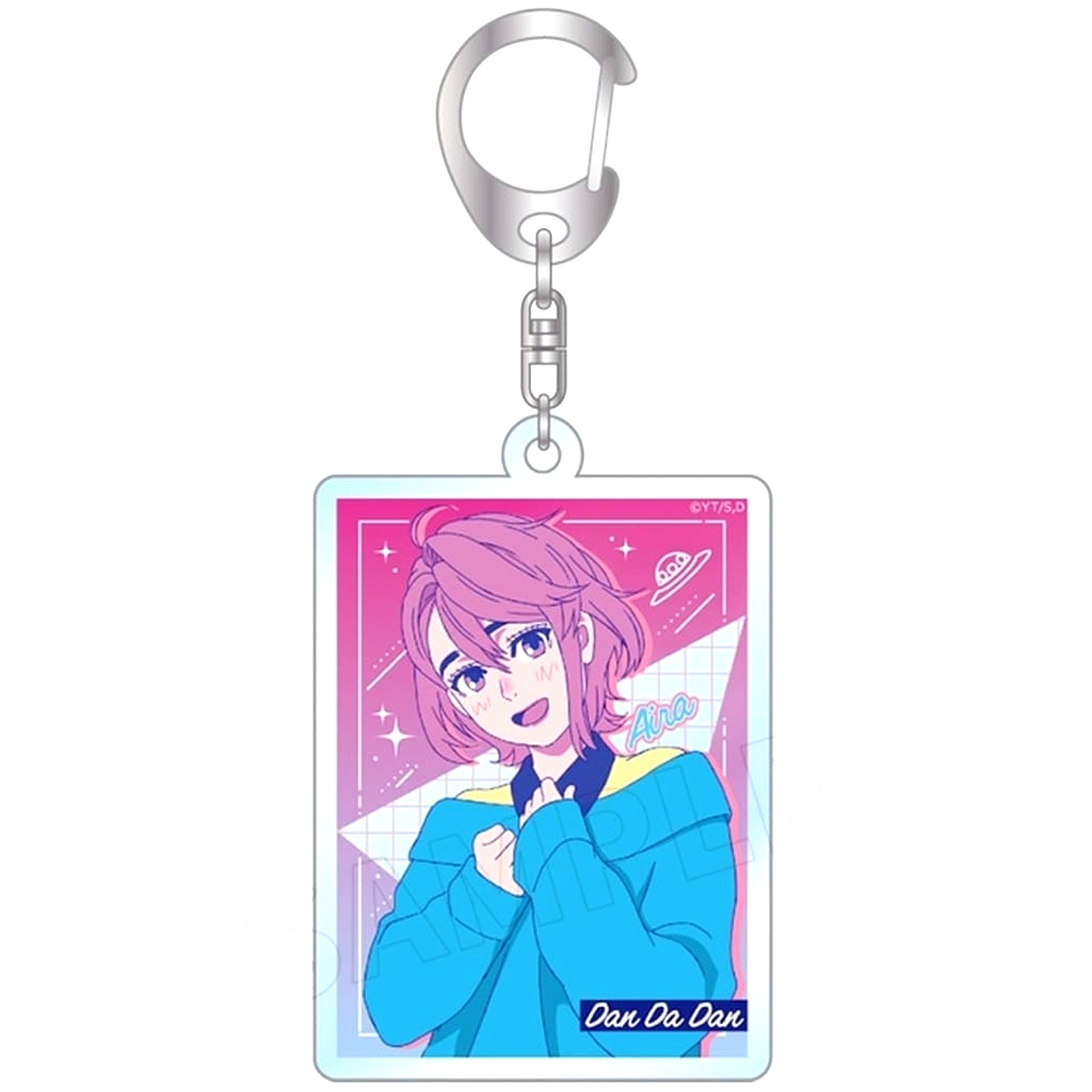 Dandadan Aira Shiratori Retro Pop Style Trading Acrylic Keychain [USED]