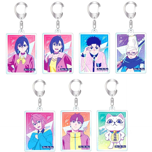 Dandadan RETRO POP STYLE Trading Acrylic Keychain Set of 7 [USED]