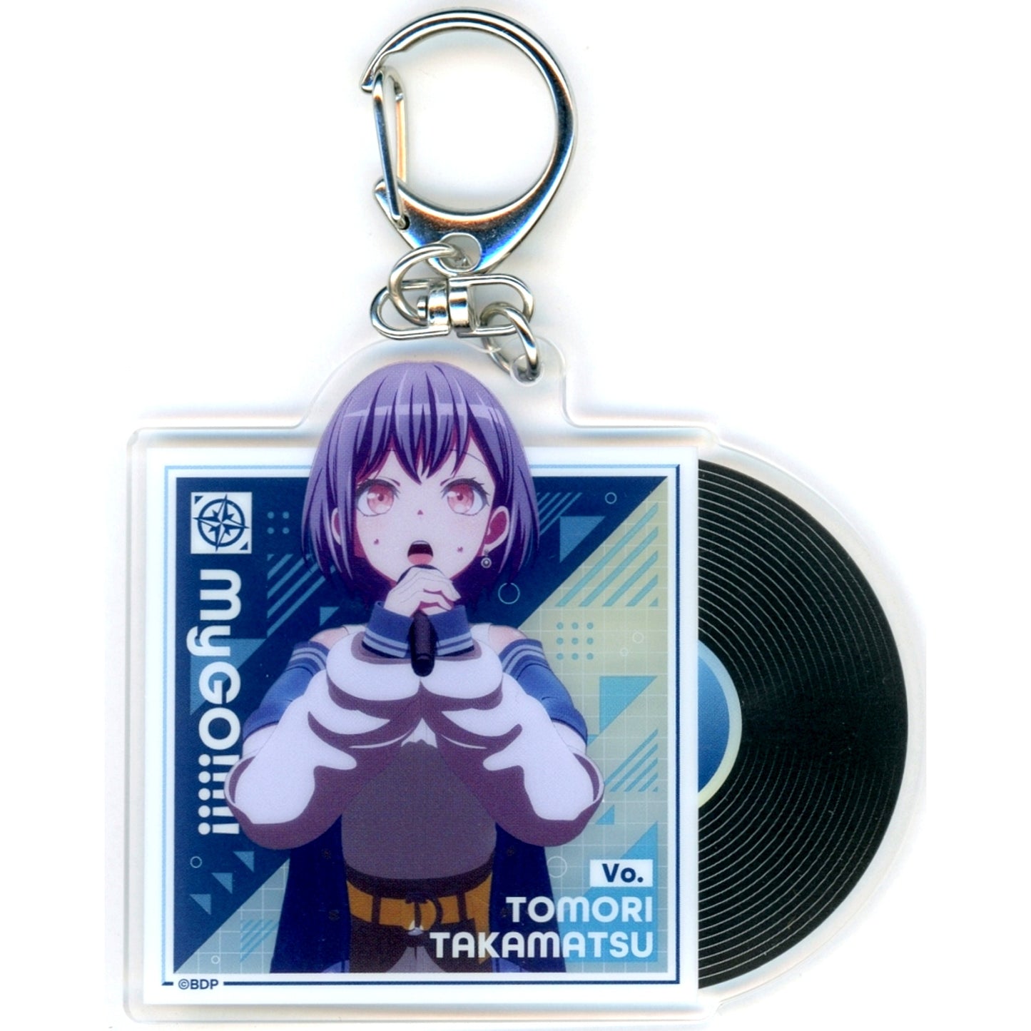 Tomori Takamatsu BanG Dream! It's MyGO!!!!! Acrylic Keychain Movie Part 2 Utau, Bokura ni Nareru Uta & FILM LIVE [USED]