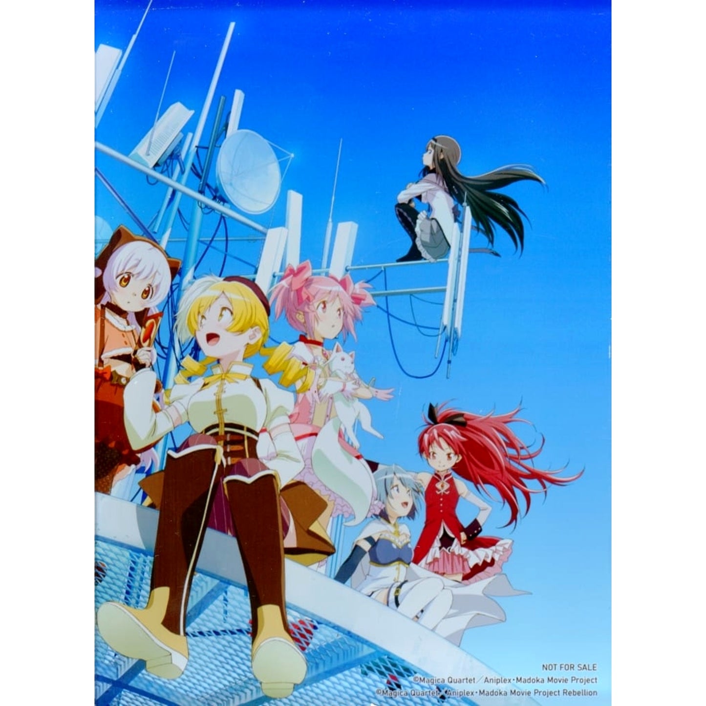 Puella Magi Madoka Magica the Movie Beginnings / Eternal / Rebellion Madoka Kaname & Others Acrylic Block Aniplex Online Exclusive Bonus for Purchasing Blu-ray 4K Ultra HD Acrylic Item [USED]