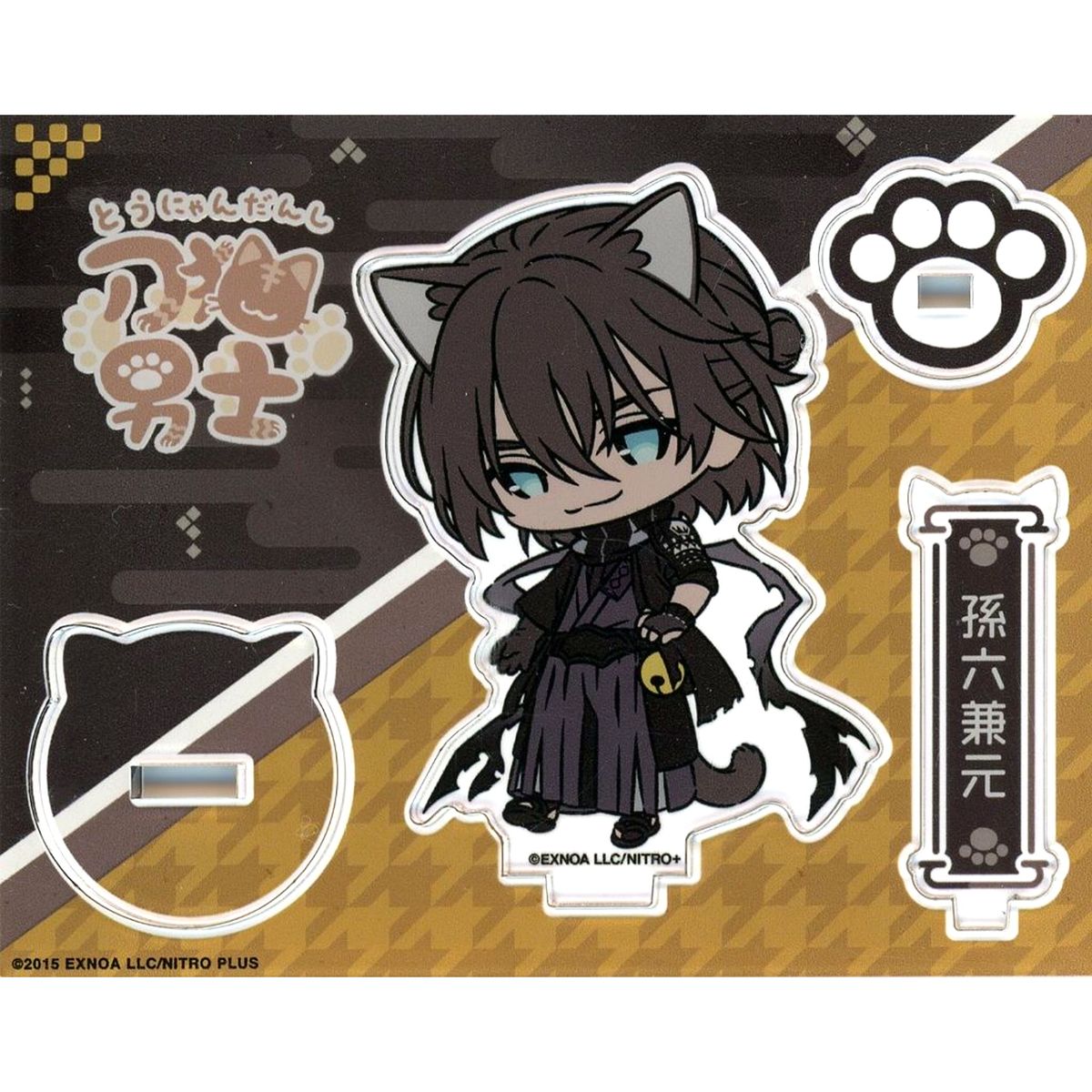 Magoroku Kanemoto Touken Ranbu ONLINE Touneko Danshi x Gratte animate cafe Acrylic Stand [USED]