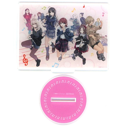 Group Acrylic Stand Girls Band Cry Blu-ray/DVD Deluxe Limited Edition Rakuten Books All Volumes Purchase Bonus [USED]