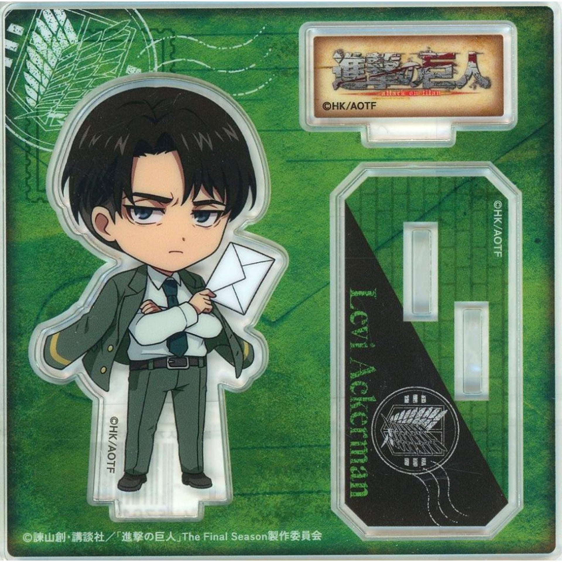 Levi Ackerman Attack on Titan x Post Office 10th Anniversary Acrylic Stand [USED]
