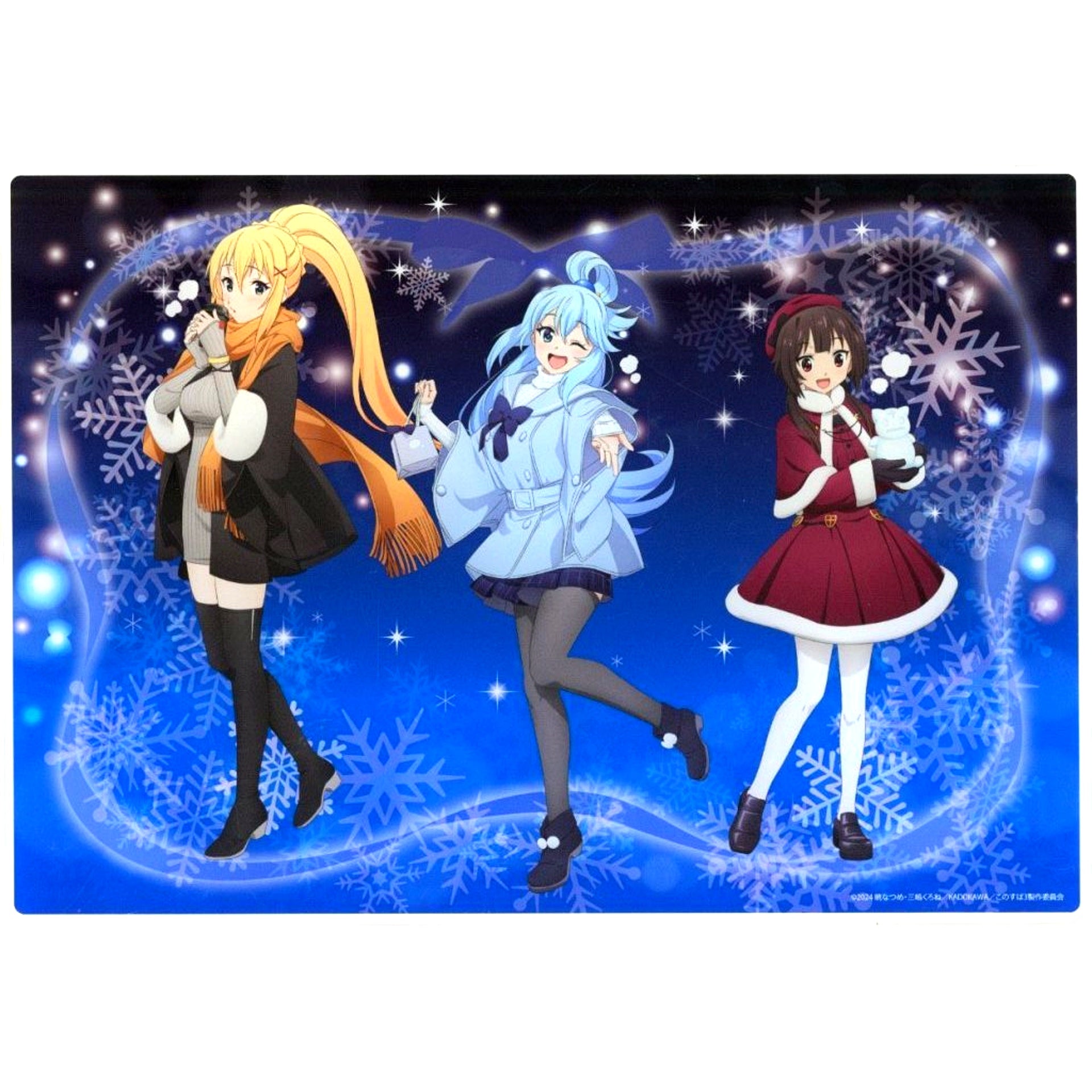 Group A5 Acrylic Art Board Winter Wear Ver. KonoSuba: God's Blessing on this Wonderful World! 3 [USED]
