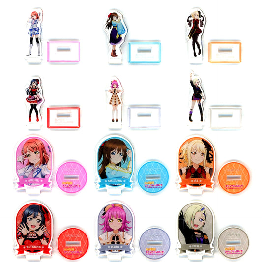 Set of 12 Mini Acrylic Stand Love Live! Nijigasaki High School Idol Club Illustration 4th Live Solo Outfit Ver. Winning Ichigeki Collection Mini Acrylic Stand Ver. A [USED]