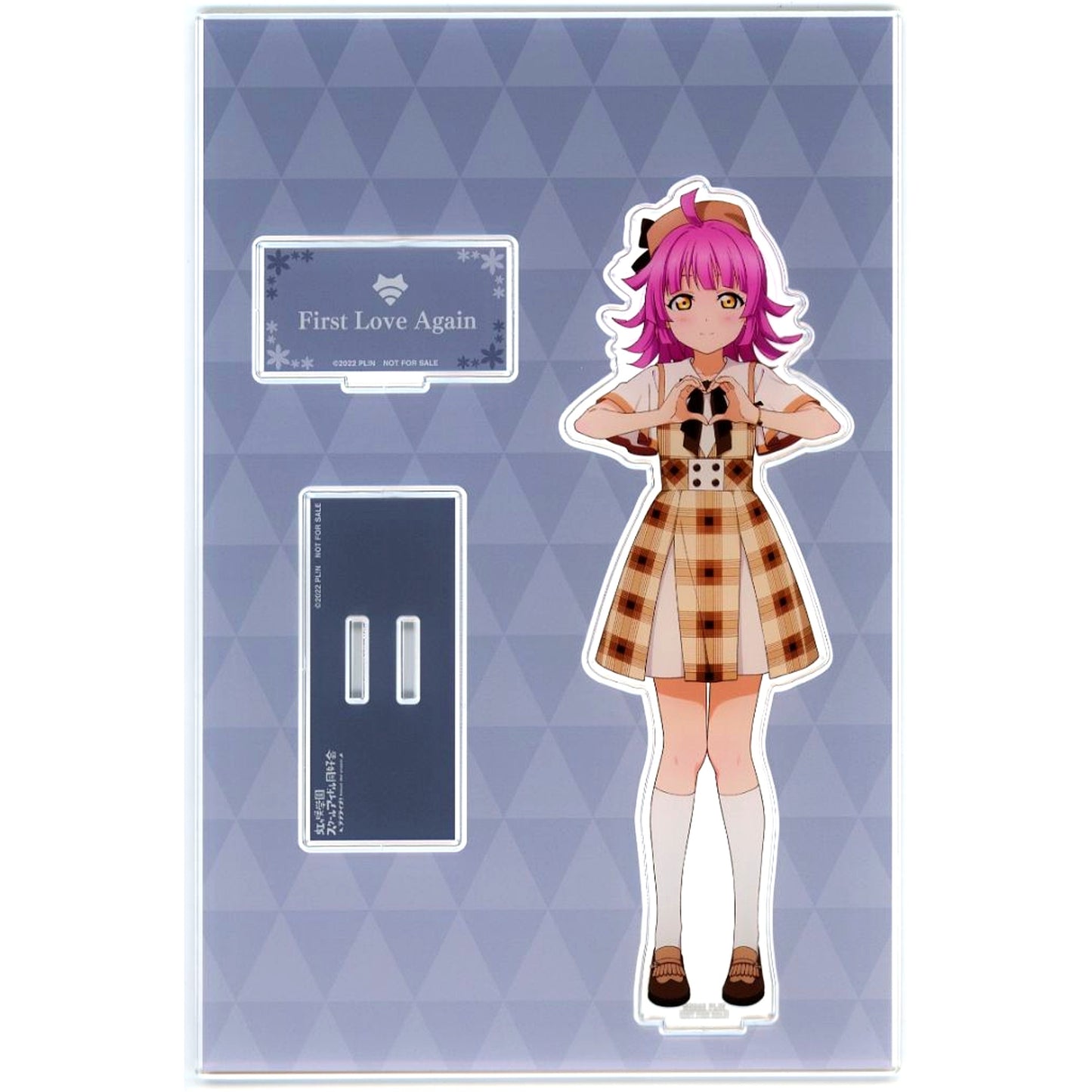 Rina Tennoji Illustration 4th Live Solo Outfit Ver. Love Live! Nijigasaki High School Idol Club Extra Large Acrylic Stand with Parts Ataritsuki Ichigeki Collection Mini Acrylic Stand Ver. A Prize [USED]