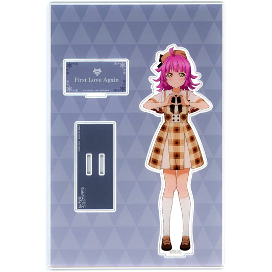 Rina Tennoji Illustration 4th Live Solo Outfit Ver. Love Live! Nijigasaki High School Idol Club Extra Large Acrylic Stand with Parts Ataritsuki Ichigeki Collection Mini Acrylic Stand Ver. A Prize [USED]