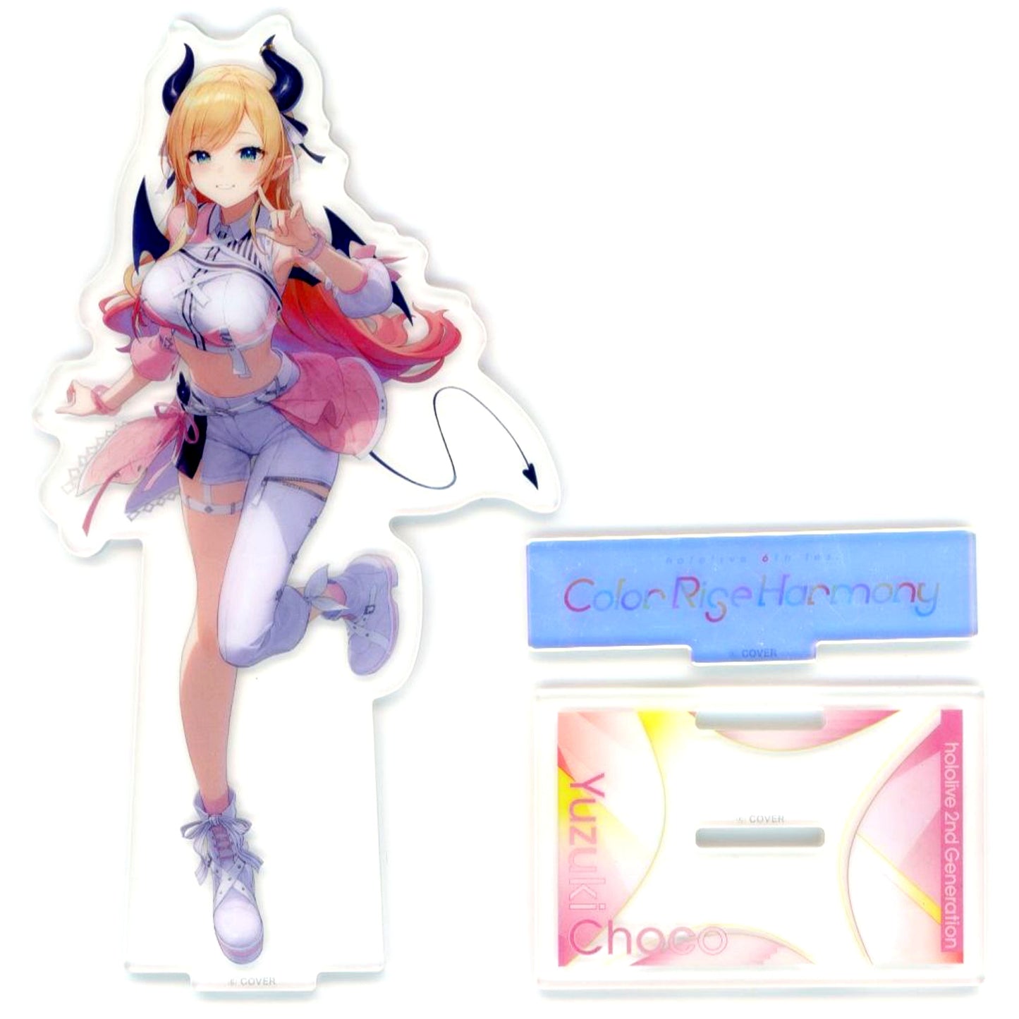 Yuzuki Choco Acrylic Stand Virtual YouTuber Hololive 6th fes. Color Rise Harmony [USED]