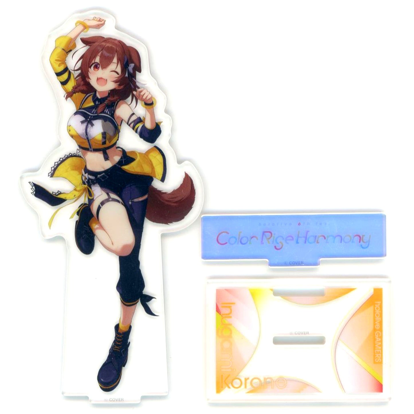 Inugami Korone VTuber Hololive 6th fes. Color Rise Harmony Acrylic Stand [USED]