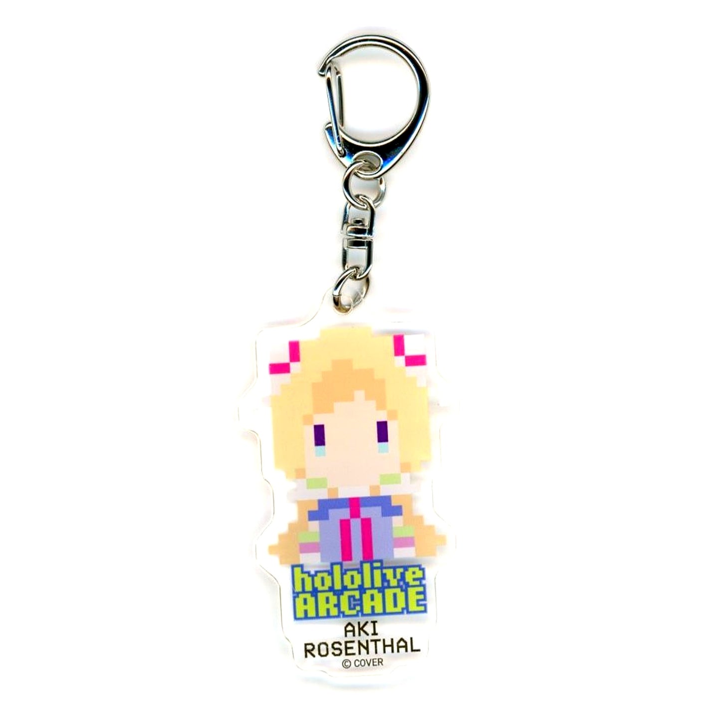 Aki Rosenthal Virtual YouTuber Hololive SUPER EXPO 2025 Random Pixel Character Keychain Gen 0 + Gen 1 [USED]