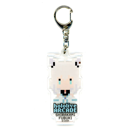 Shirakami Fubuki Virtual YouTuber Hololive SUPER EXPO 2025 Random Pixel Character Keychain Gen 0 + Gen 1 [USED]