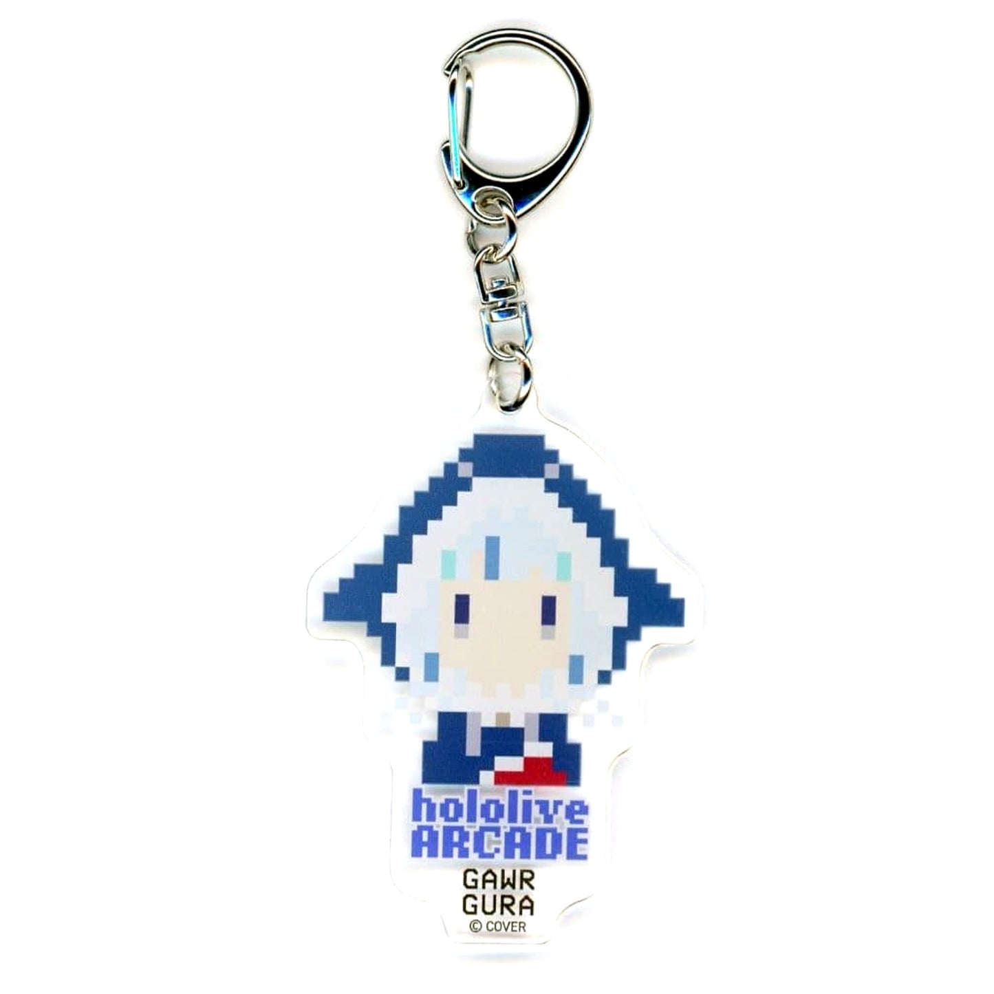 Virtual YouTuber hololive Gawr Gura Random Pixel Character Keychain hololive SUPER EXPO 2025 Myth+Promise [USED]