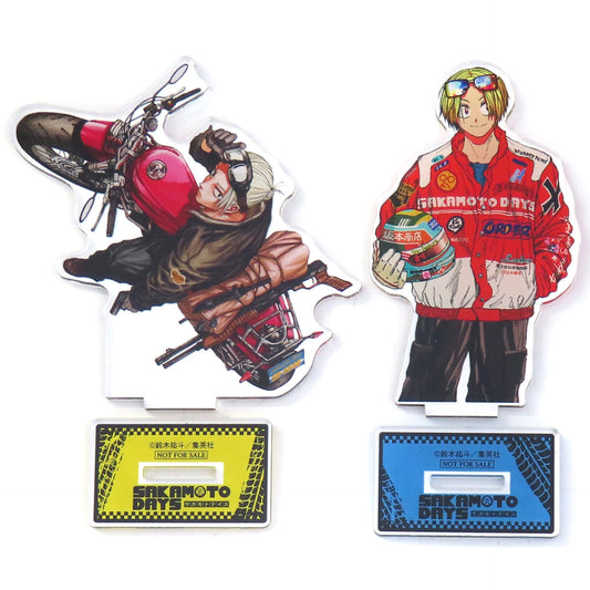 Sakamoto Days Taro Sakamoto Shin Asakura Rider-Style Acrylic Stand Prize for Comic Volume 15 Obi Present Campaign Acrylic Stands [USED]