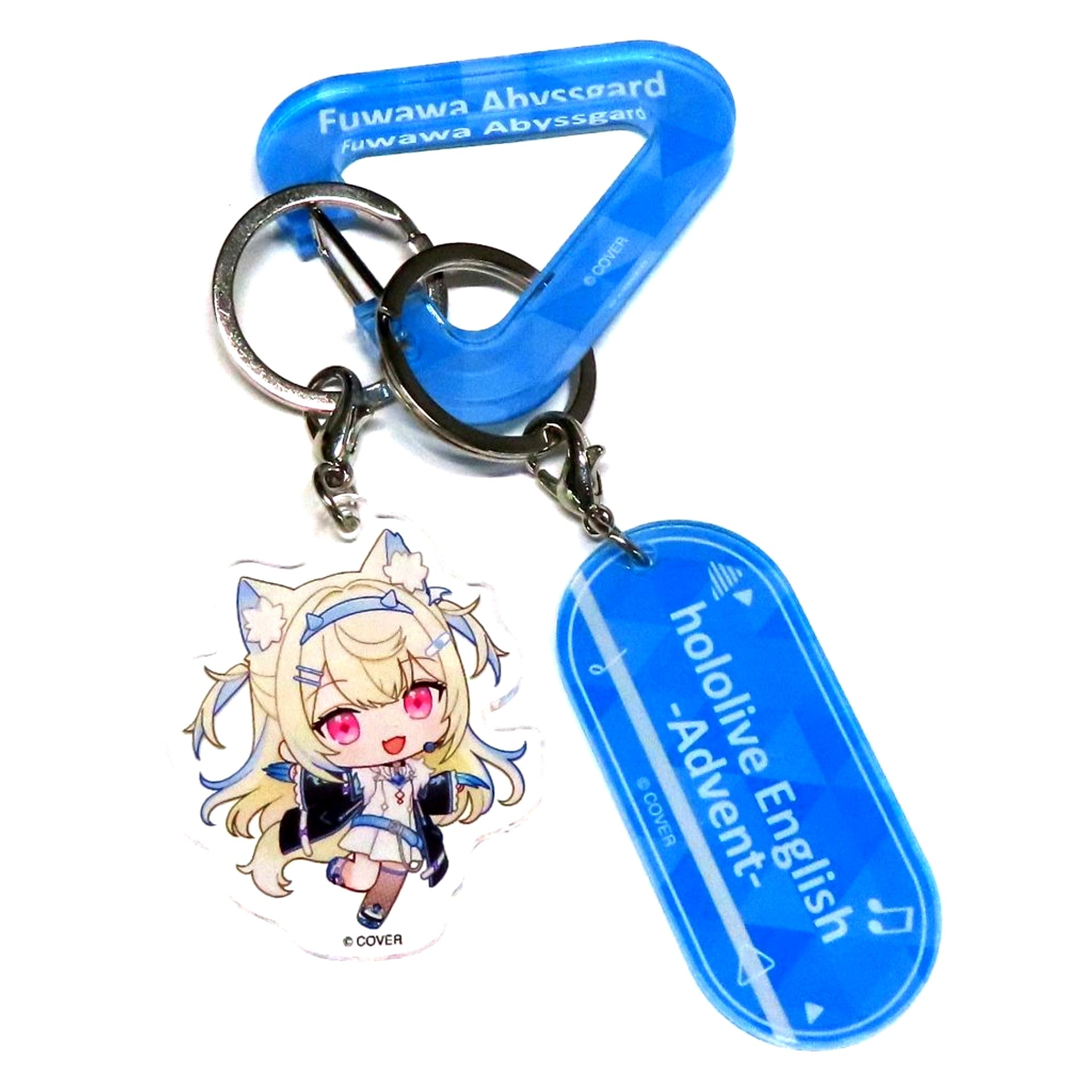 Fuwawa Abyssgard hololive English -Advent- Carabiner Charm holo mini Vocal Series [USED]