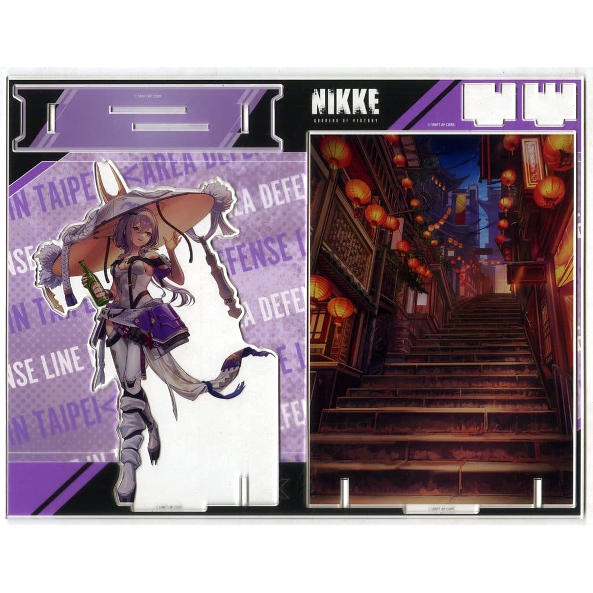 Goddess of Victory: Nikke Guren Diorama Acrylic Stand Pop-Up Area Defense Battle Extra Taipei Venue Exclusive Acrylic Item [USED]
