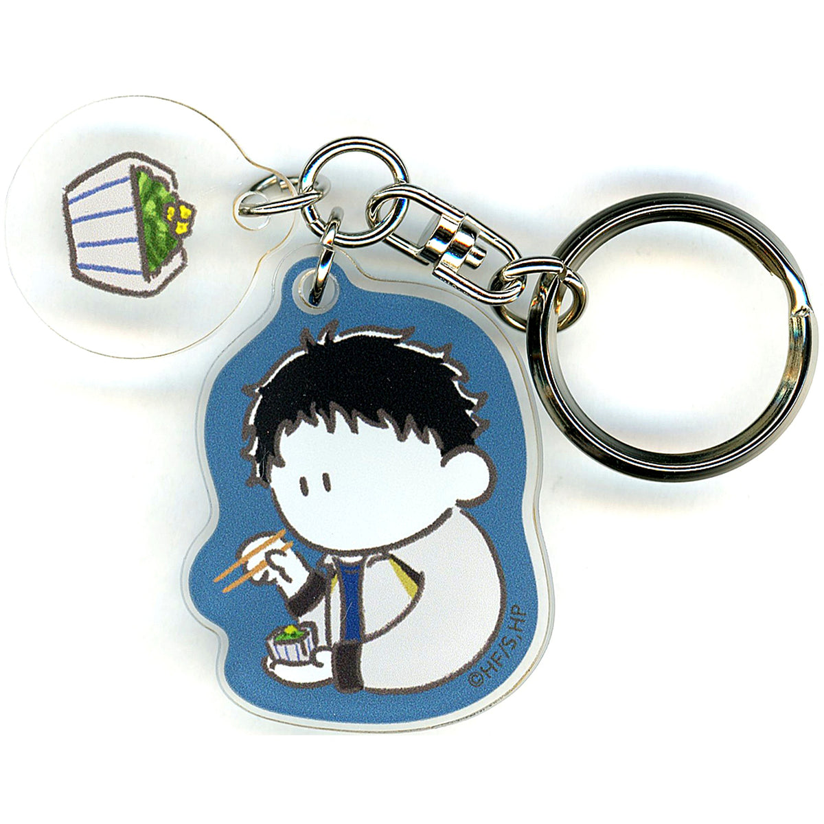 Akaashi Keiji Haikyu!! Trading 2-Part Acrylic Keychain Itadakimasu vol.1 [USED]