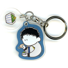 Akaashi Keiji Haikyu!! Trading 2-Part Acrylic Keychain Itadakimasu vol.1 [USED]