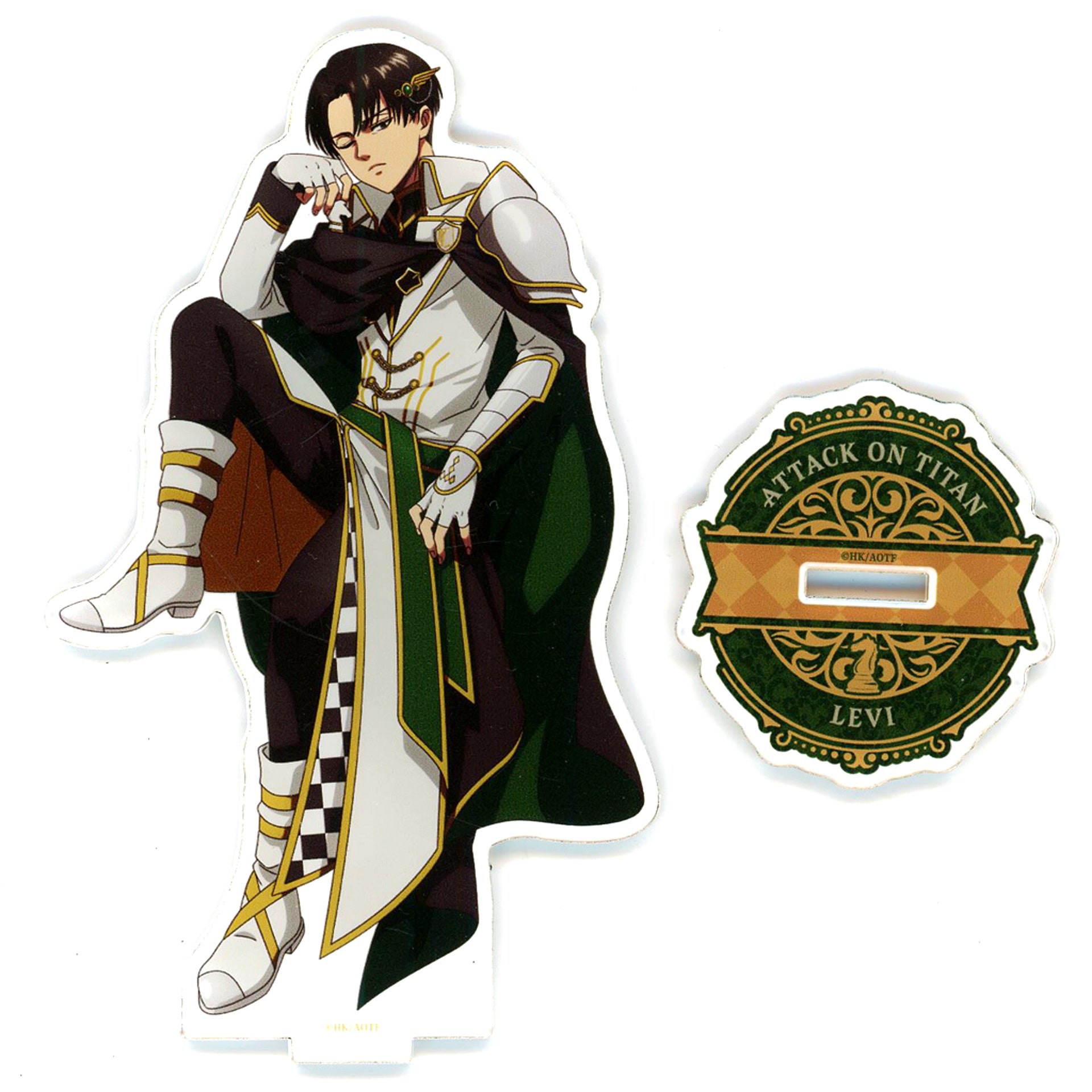 Levi Ackerman Attack on Titan Marukuji Chess Style Acrylic Stand Daikichi-2 [USED]