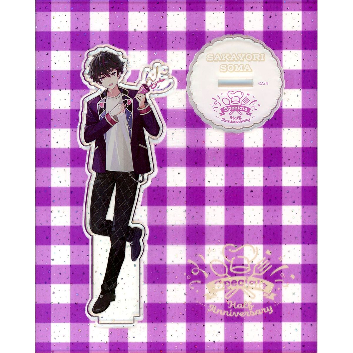 Sakayori Soma Glitter Acrylic Stand Virtual YouTuber Nijisanji Speciale Half Anniversary [USED]