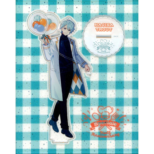 Nagisa Trout Glitter Acrylic Stand Virtual YouTuber Nijisanji Speciale Half Anniversary [USED]