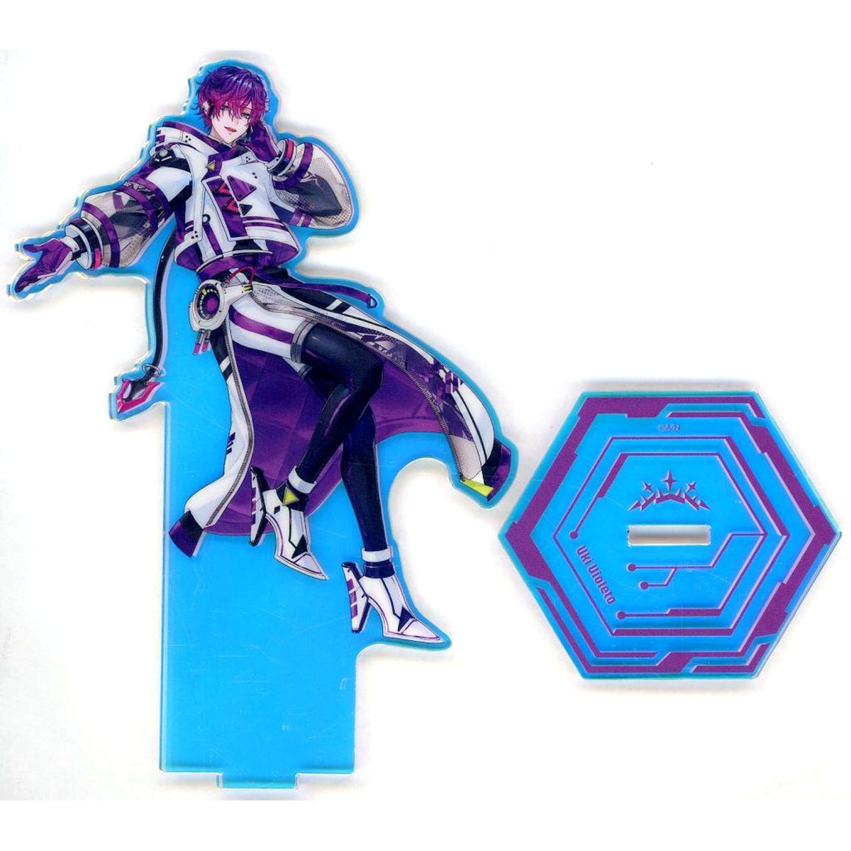 Uki Violeta Noctyx Virtual YouTuber Nijisanji Aurora Acrylic Stand NIJISANJI EN Noctyx 3rd Anniversary [USED]