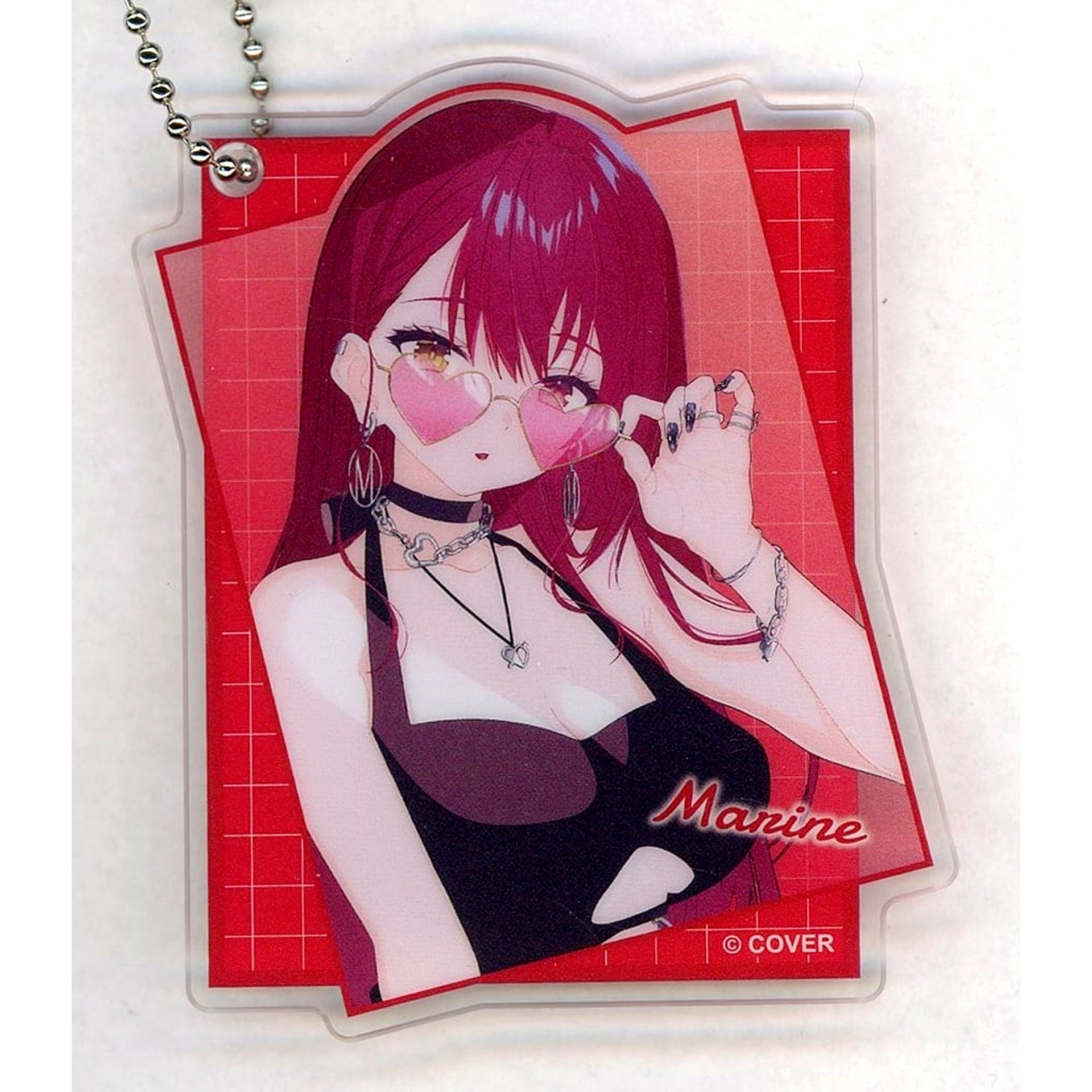 Houshou Marine Acrylic Keychain Virtual YouTuber hololive Magazine Series -Spotlight- Vol.1 [USED]