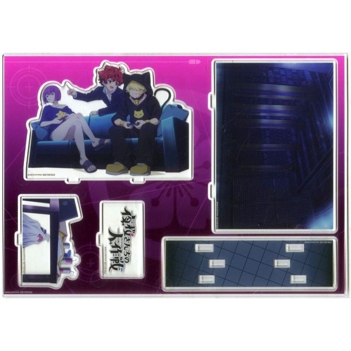 Taiyo Asano Shion Yozakura Kengo Yozakura Anime Acrylic Diorama Softmap Bundled Benefit Mission: Yozakura Family [USED]