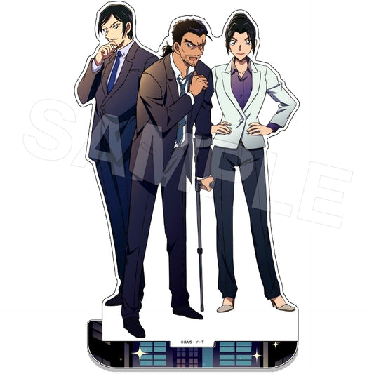 Takaaki Morofushi, Kansuke Yamato & Yui Uehara Detective Conan Midnight Search Acrylic Stand [USED]