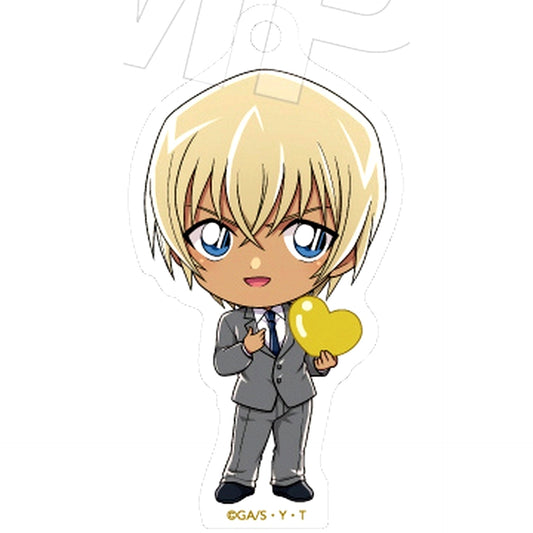 Toru Amuro Detective Conan Acrylic Keychain Collection Colorful Heart 2 [USED]